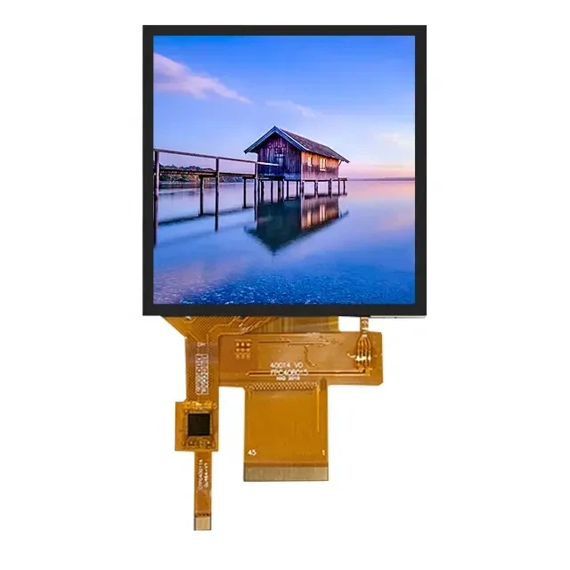 Pantalla cuadrada LCD de alto brillo de 4,0 pulgadas, 1000 nits, 480 x 480