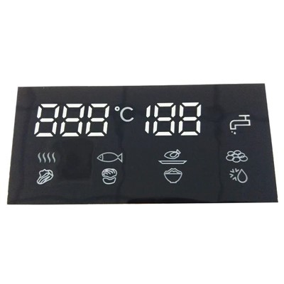 Mini pantalla LED personalizada de 7 segmentos de color blanco de ánodo común en pulgadas