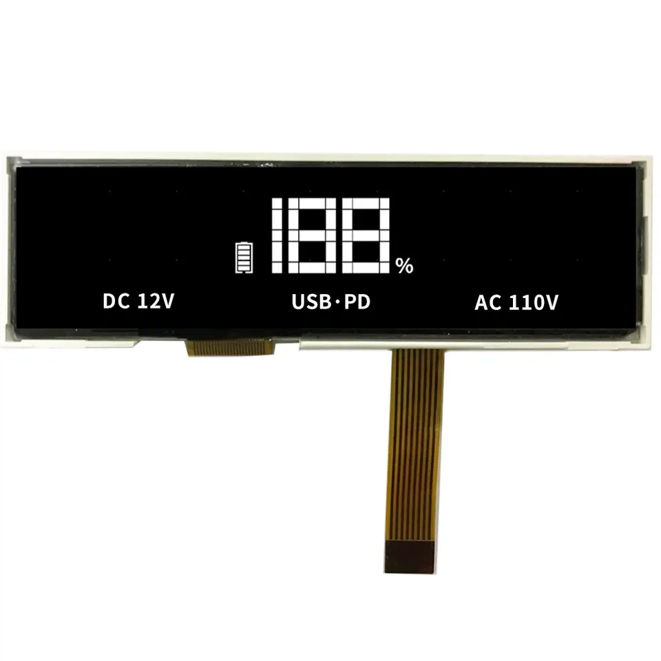 Exhibición personalizada del Lcd del segmento de Dight del OEM 3 del Lcd de la exhibición de segmento de VA 7