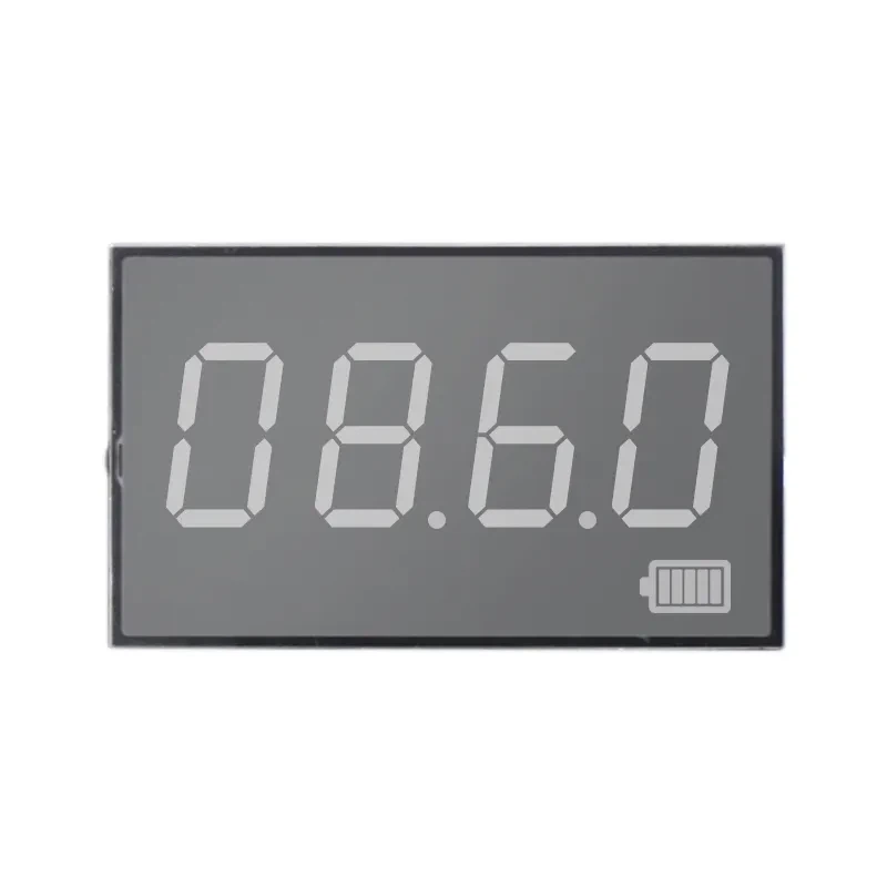 Pantalla TN LCD de 7 segmentos y 4 dígitos